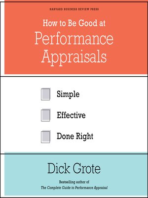 cover image of How to Be Good at Performance Appraisals
